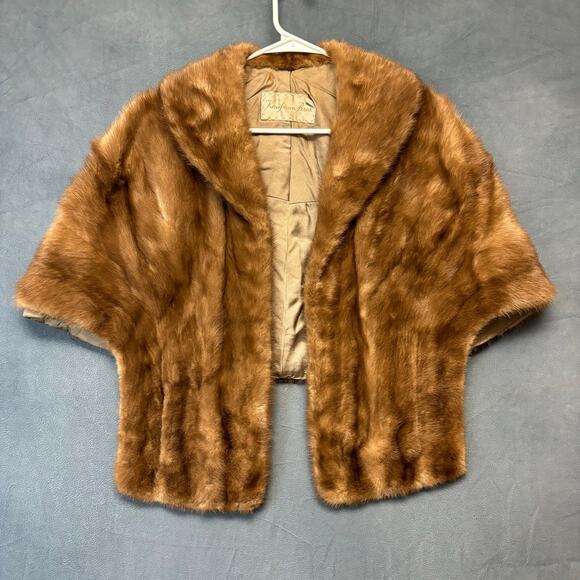 Vintage 1950's Kaufman Bros Fur Stole Mob Wife Glam Runway Fabulous Old Money - Picture 1 of 9